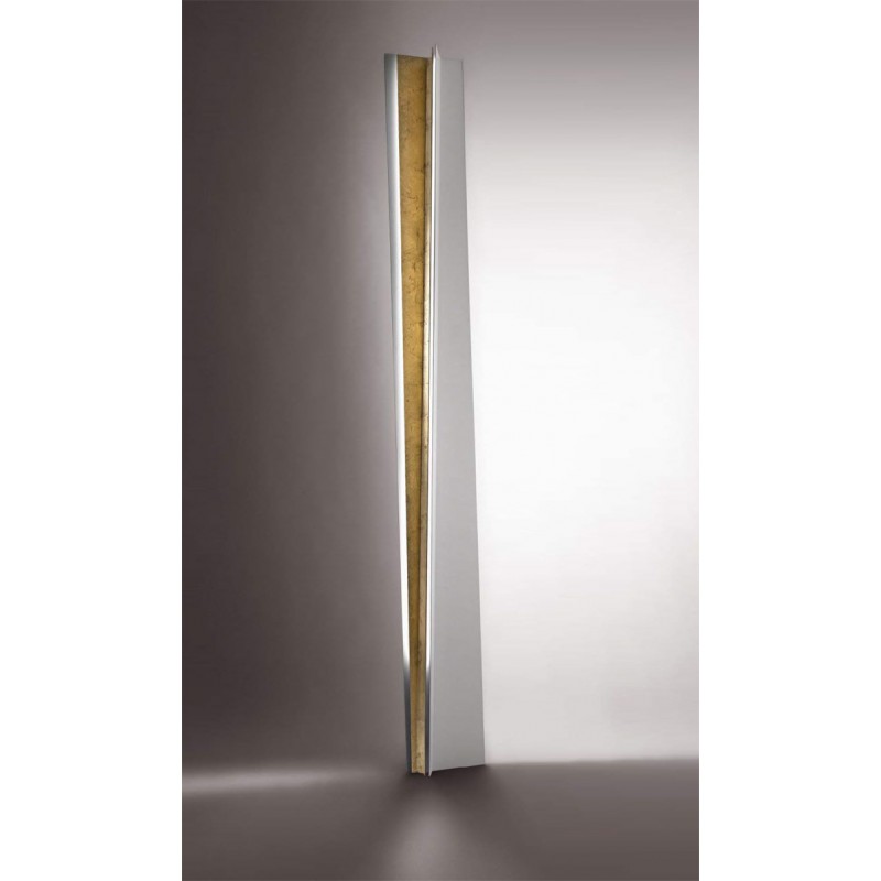 reverse stehlampe weiss gold