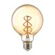 LED Globelampe Curved gold 5 W E 27 95 mm